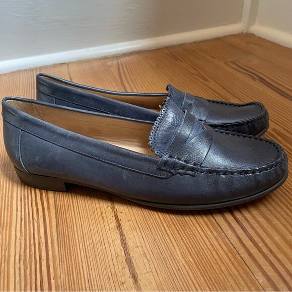Jack Rogers Blue Loafers - Picture 1 of 8